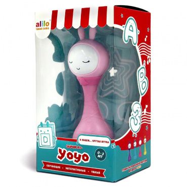 61038 Музыкальная игрушка Умный зайка alilo R1+ Yoyo. Цвет: розовый.